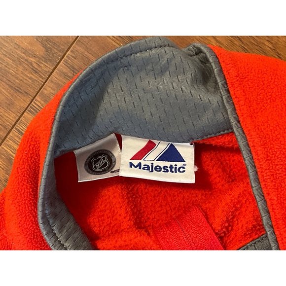 Majestic Ottawa Senators Clippin' Chiller Quarter Zip Jacket - Red Size Large - Picture 3 of 7